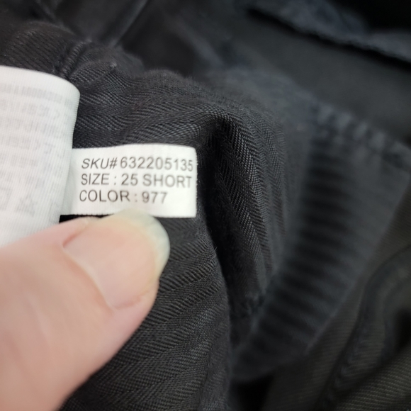 Abercrombie & Fitch Harper Low Rise Super Skinny Jeans Womens 25/0 Short Black. - Picture 8 of 8
